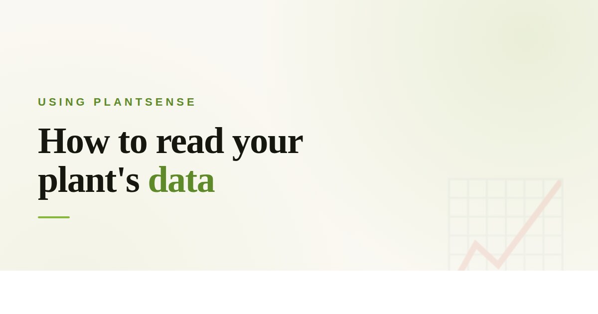 How to Read Your Plant's Data: Charts, Trends, and What They Actually Mean